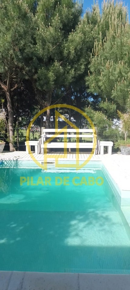  CASA EN ALQUILER TEMPORARIO EN PINAMAR 2HABITACIONES.PILETA.