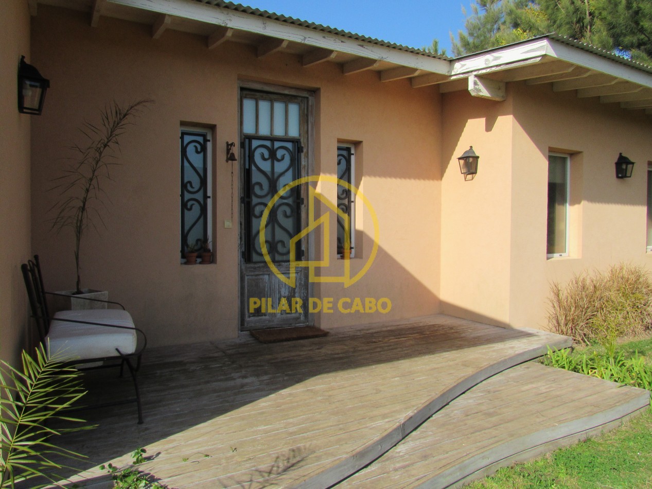  CASA EN ALQUILER TEMPORARIO EN PINAMAR 2HABITACIONES.PILETA.