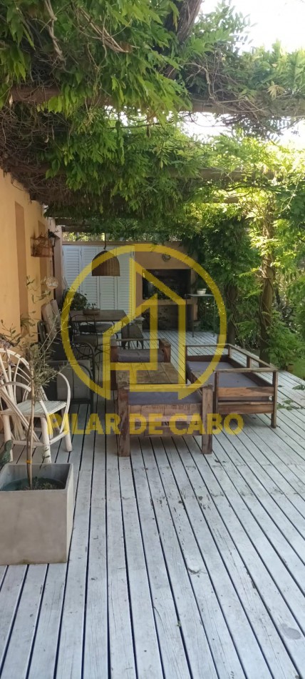  CASA EN ALQUILER TEMPORARIO EN PINAMAR 2HABITACIONES.PILETA.