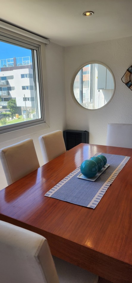 DEPARTAMENTO EN ALQUILER TEMPORARIO EN PINAMAR  P/6 PERSONAS VISTA AL MAR CON CON COCHERA CUBIERTA