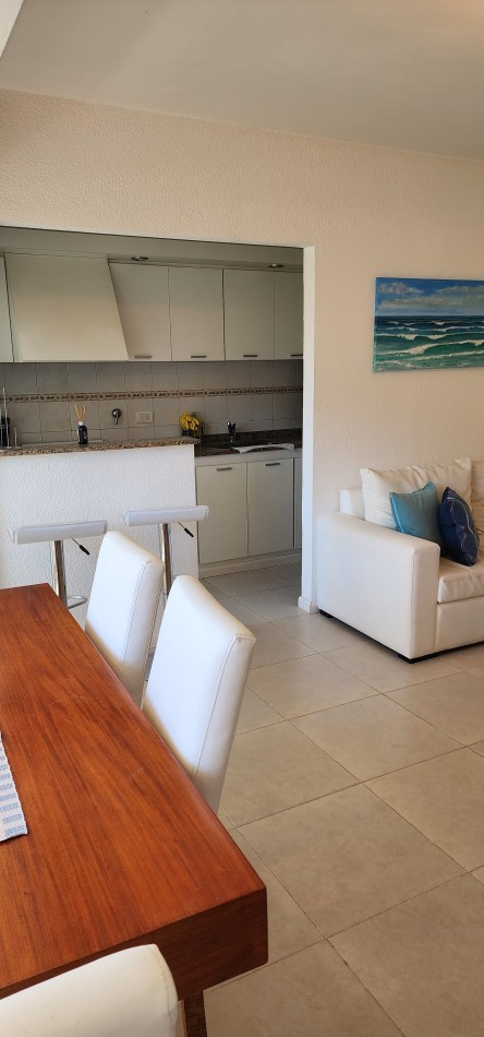 DEPARTAMENTO EN ALQUILER TEMPORARIO EN PINAMAR  P/6 PERSONAS VISTA AL MAR CON CON COCHERA CUBIERTA